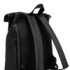 Женский рюкзак роллтоп Sambag RollTop Milton тканевый черный