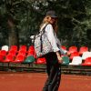Женский рюкзак RollTop Milton черный с принтом