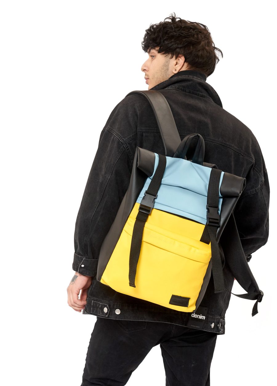 Рюкзак роллтоп чоловічий Sambag RollTop LTH чорний