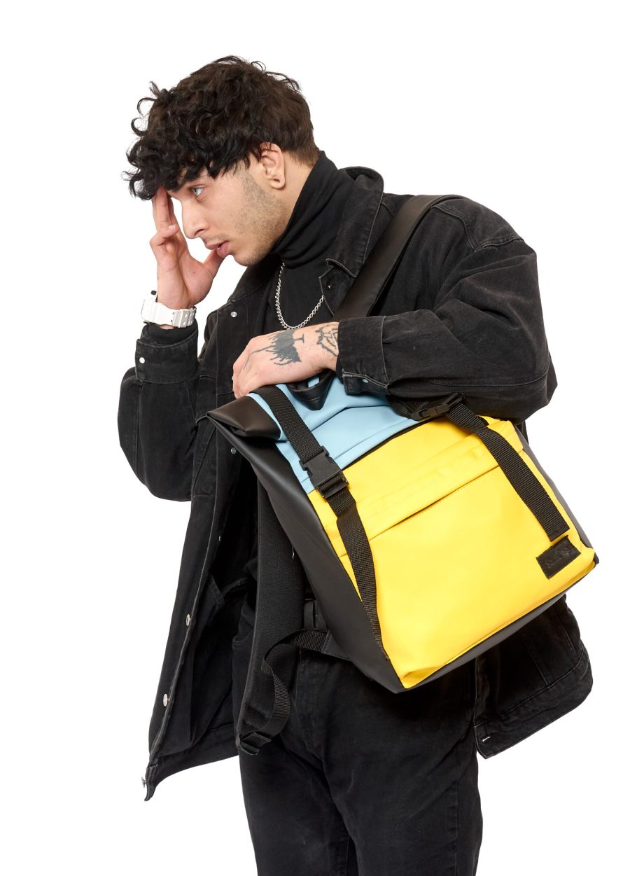 Рюкзак роллтоп чоловічий Sambag RollTop LTH чорний