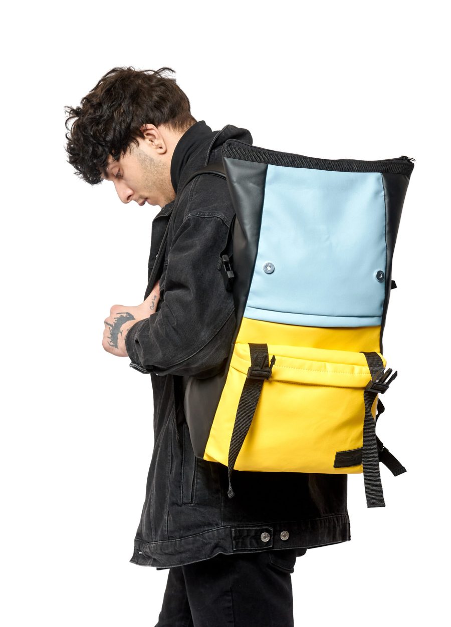 Рюкзак роллтоп чоловічий Sambag RollTop LTH чорний