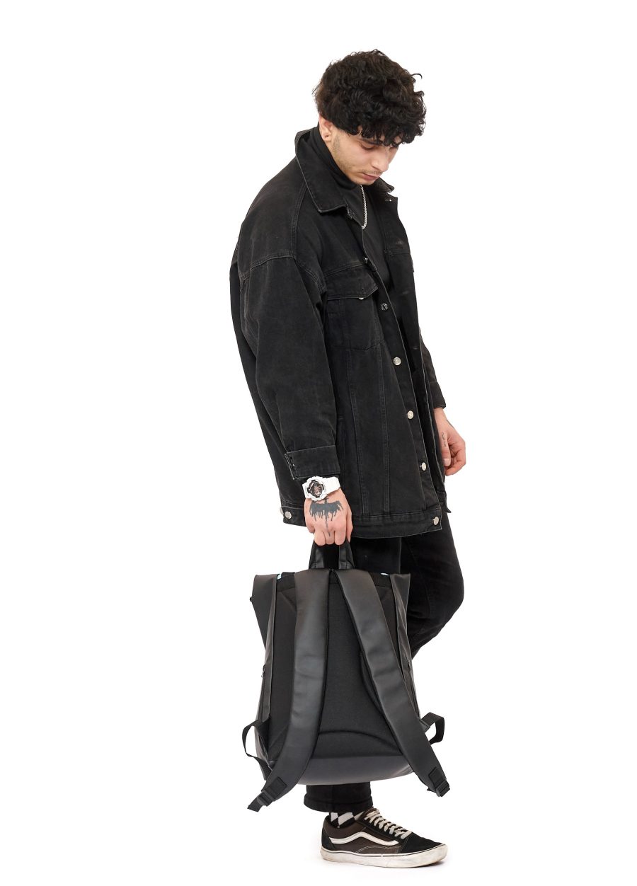 Рюкзак роллтоп чоловічий Sambag RollTop LTH чорний