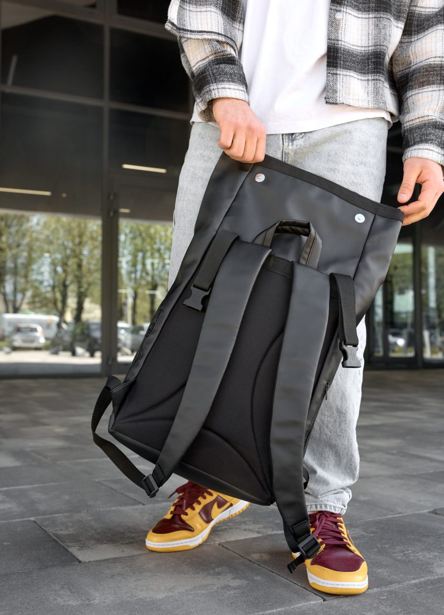Мужской рюкзак роллтоп Sambag RollTop Zard черный