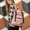 Женский рюкзак для ноутбука Sambag RollTop LTT пудровый