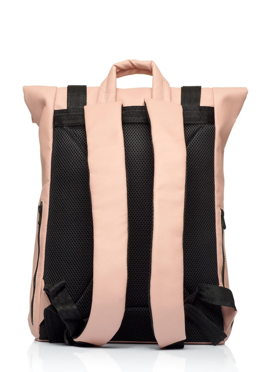 Женский рюкзак для ноутбука Sambag RollTop LTT пудровый