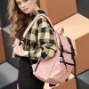 Женский рюкзак для ноутбука Sambag RollTop LTT пудровый