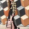 Женский рюкзак для ноутбука Sambag RollTop LTT пудровый