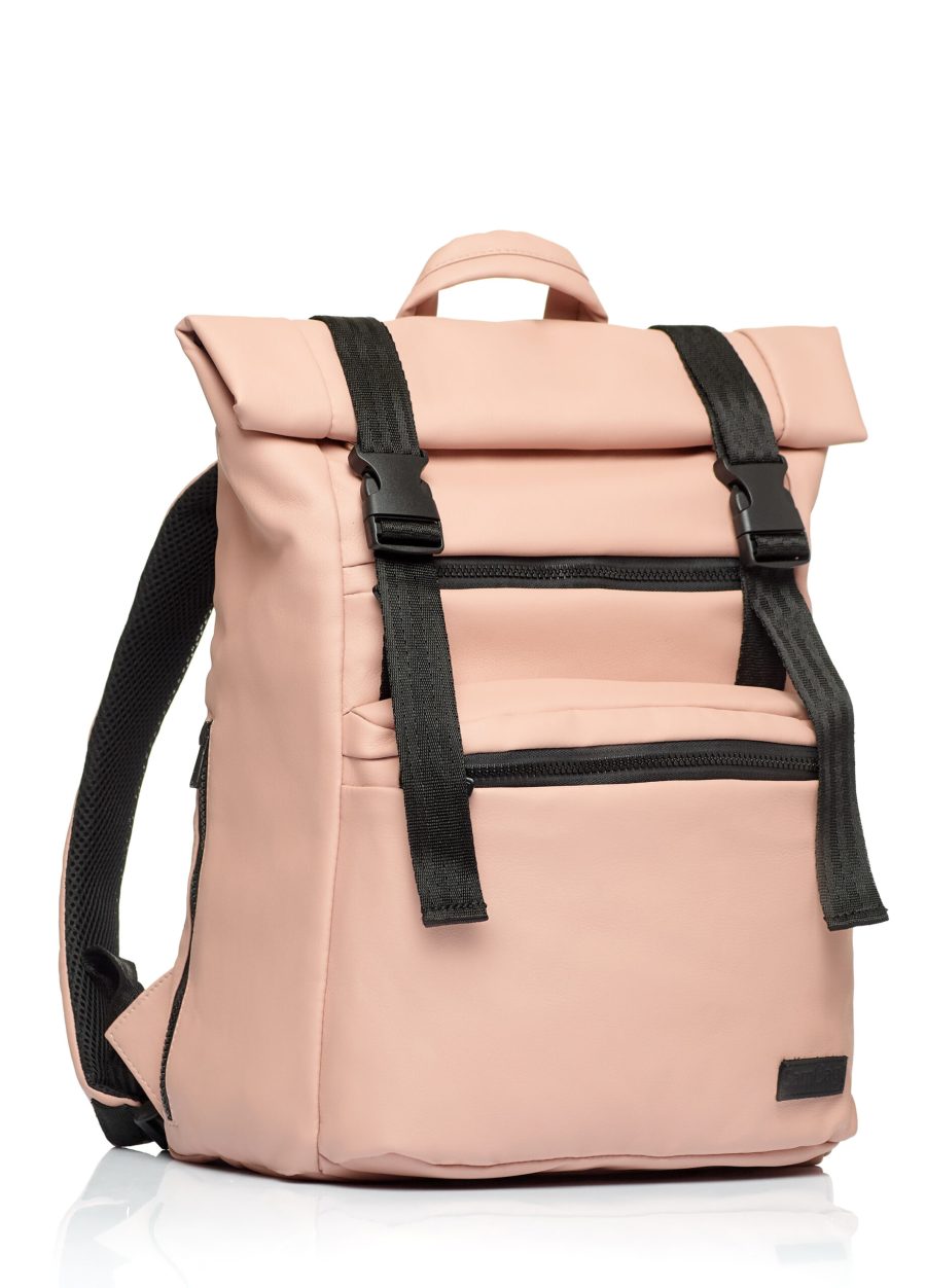 Женский рюкзак для ноутбука Sambag RollTop LTT пудровый