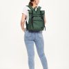 Рюкзак жіночий для ноутбука Sambag RollTop LTT зелений