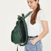 Рюкзак жіночий для ноутбука Sambag RollTop LTT зелений