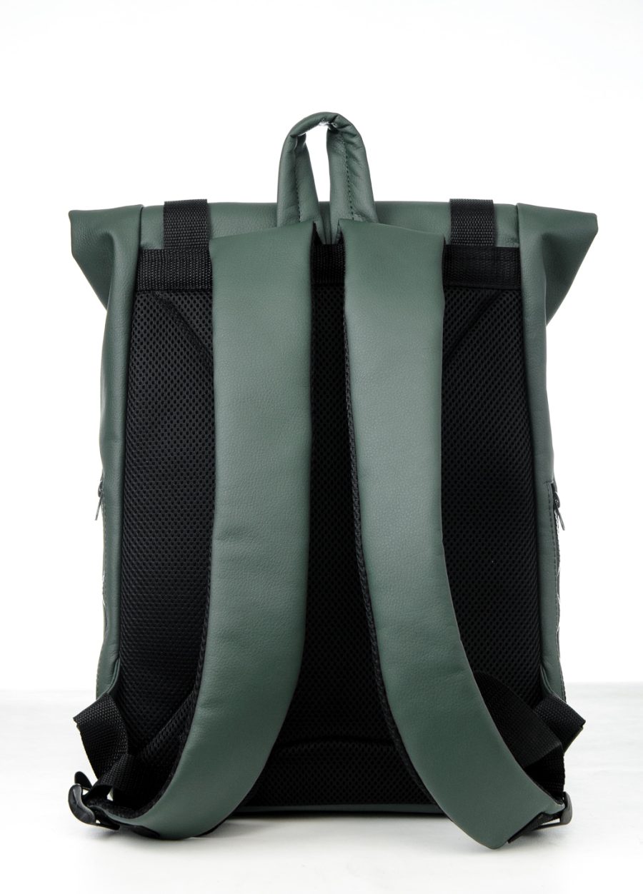 Рюкзак жіночий для ноутбука Sambag RollTop LTT зелений