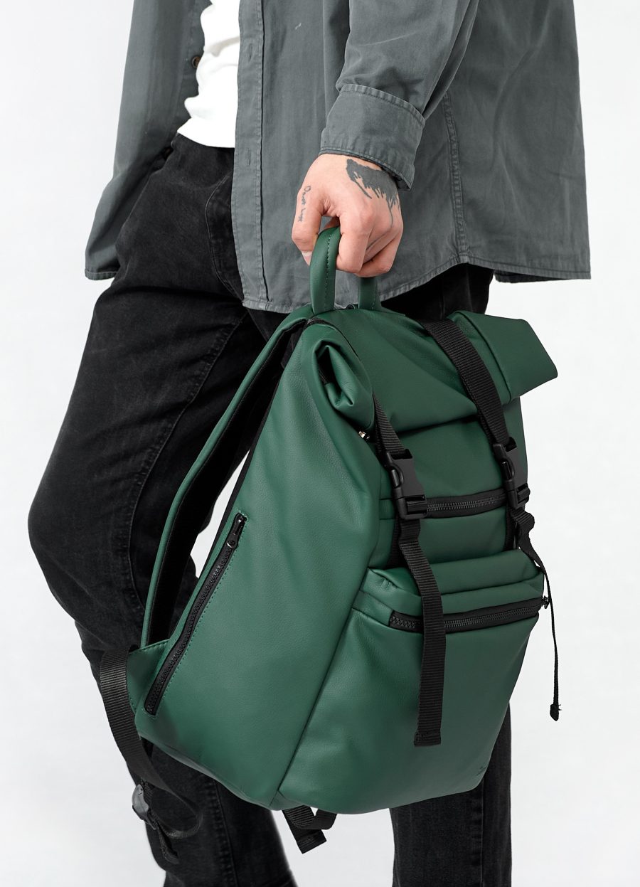 Мужской рюкзак роллтоп Sambag RollTop Zard зеленый