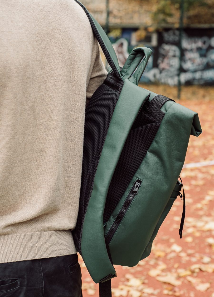 Мужской рюкзак роллтоп Sambag RollTop Zard зеленый