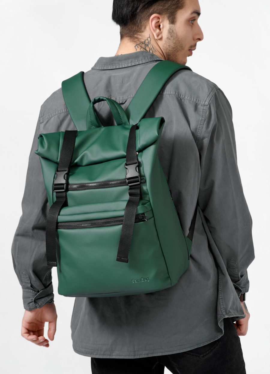 Мужской рюкзак роллтоп Sambag RollTop Zard зеленый