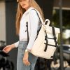 Рюкзак роллтоп жіночий для ноутбука Sambag RollTop LTT білий