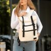Рюкзак роллтоп жіночий для ноутбука Sambag RollTop LTT білий