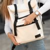 Рюкзак роллтоп жіночий для ноутбука Sambag RollTop LTT білий