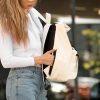 Рюкзак роллтоп жіночий для ноутбука Sambag RollTop LTT білий