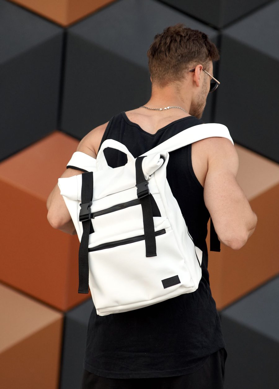 Рюкзак роллтоп чоловічий Sambag RollTop Zard білий
