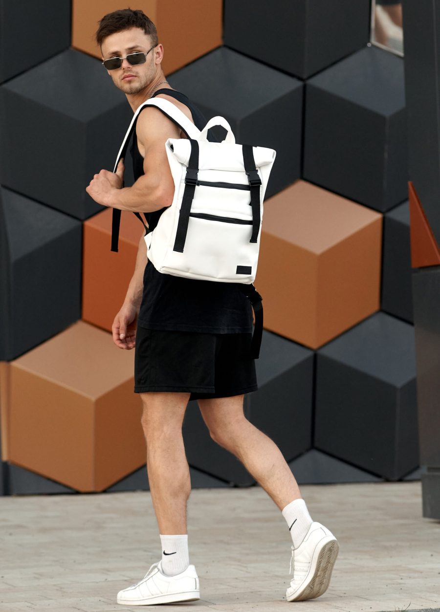 Рюкзак роллтоп чоловічий Sambag RollTop Zard білий