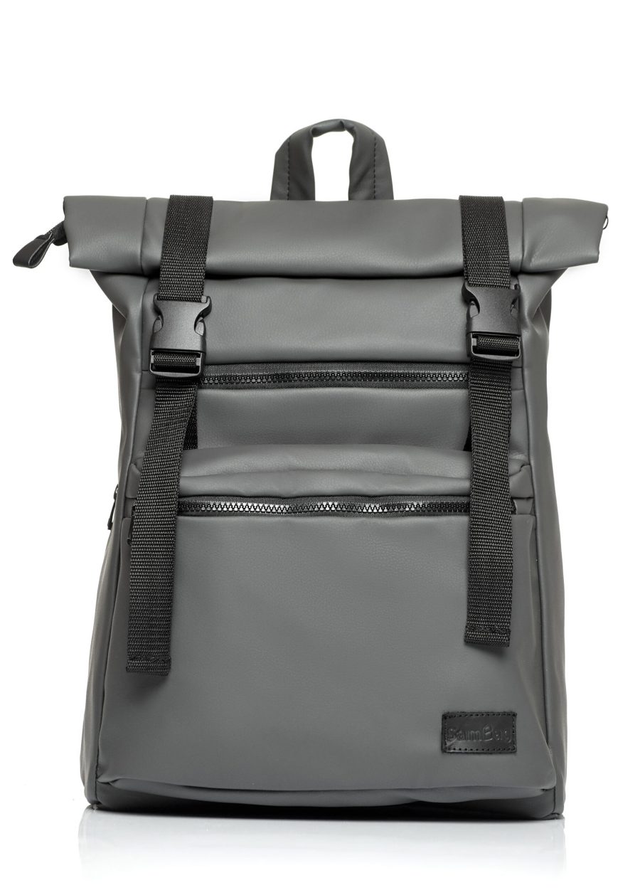Мужской рюкзак роллтоп Sambag RollTop Zard графитовый