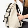 Женский рюкзак для ноутбука Sambag RollTop LTT молочный