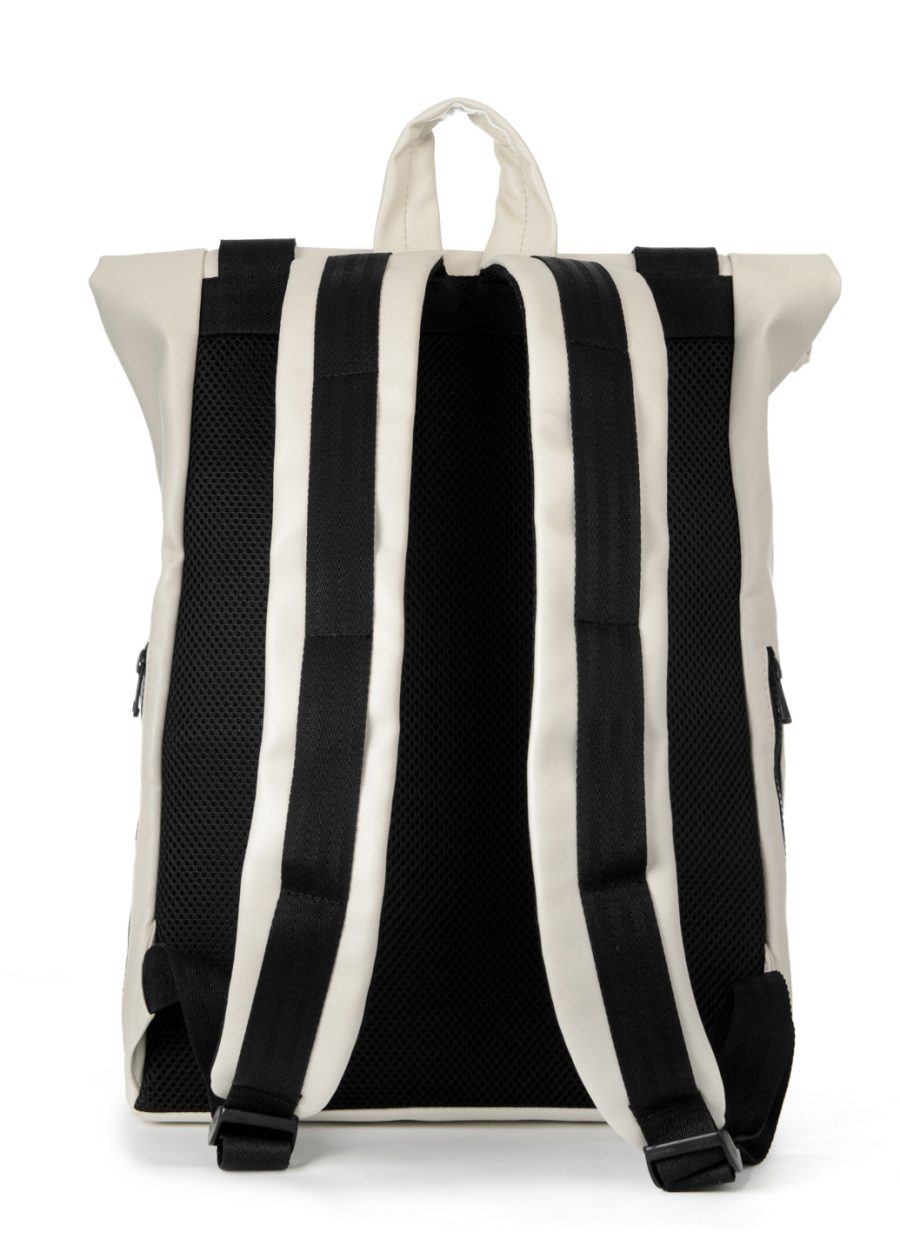 Женский рюкзак для ноутбука Sambag RollTop LTT молочный