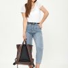 Женский рюкзак для ноутбука Sambag RollTop LTT шоколадный
