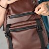 Рюкзак чоловічий роллтоп Sambag RollTop Zard шоколадний