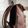 Женский рюкзак для ноутбука Sambag RollTop LTT шоколадный