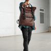 Рюкзак чоловічий роллтоп Sambag RollTop Zard шоколадний