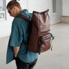 Рюкзак чоловічий роллтоп Sambag RollTop Zard шоколадний