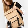 Женский рюкзак для ноутбука Roll Top LTT бежевый