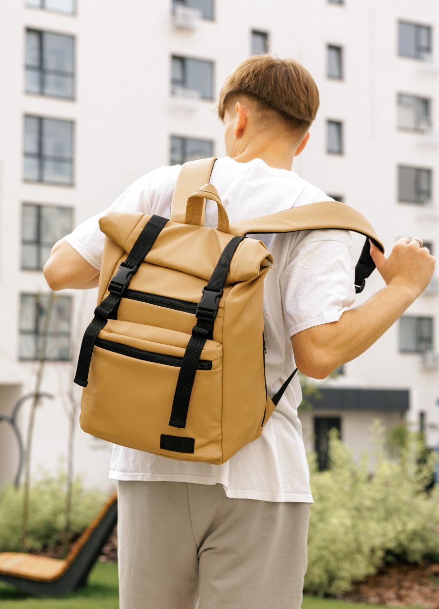 Рюкзак роллтоп чоловічий Sambag RollTop LTT бежевий