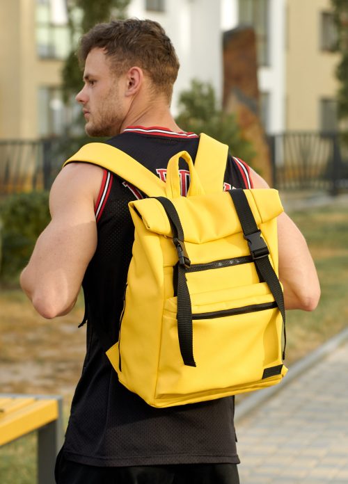 Мужской рюкзак роллтоп Sambag RollTop Zard желтый