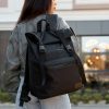 Рюкзак роллтоп жіночий Sambag Roll Top чорний