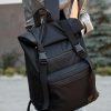 Рюкзак роллтоп жіночий Sambag Roll Top чорний