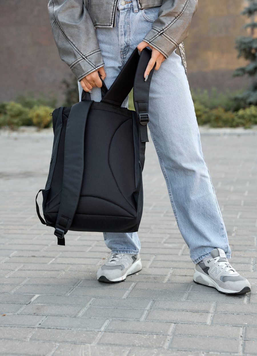 Рюкзак роллтоп жіночий Sambag Roll Top чорний