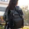 Рюкзак роллтоп жіночий Sambag Roll Top чорний