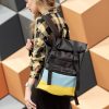 Рюкзак роллтоп жіночий Sambag RollTop LTH чорний з прапором України