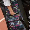 Рюкзак жіночий для ноутбука Sambag RollTop LTT чорний з принтом