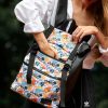 Рюкзак роллтоп жіночий для ноутбука Sambag RollTop чорний з принтом