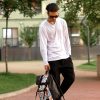 Рюкзак чоловічий Sambag RollTop Zard чорний з принтом