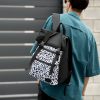 Мужской рюкзак Sambag RollTop ZARD черный с принтом