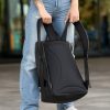 Рюкзак жіночий Sambag RollTop Milton чорний