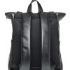 Женский рюкзак роллтоп RollTop Milton крокодил черный