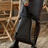 Женский рюкзак роллтоп RollTop Milton крокодил черный
