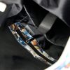 Рюкзак роллтоп жіночий RollTop Milton з принтом молочний