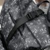 Женский рюкзак роллтоп Sambag RollTop KZN с принтом черный