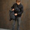 Мужской рюкзак роллтоп Sambag RollTop KZN черный принт